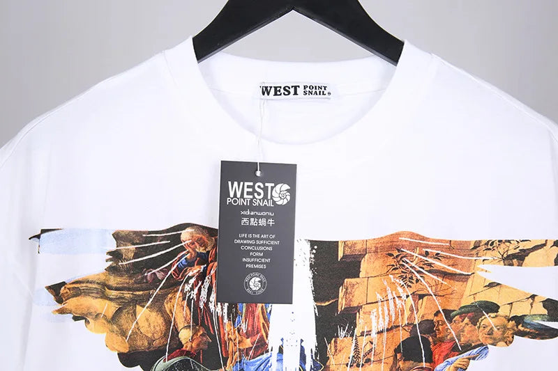 Black Wings Virgin Mary Graphic Tee