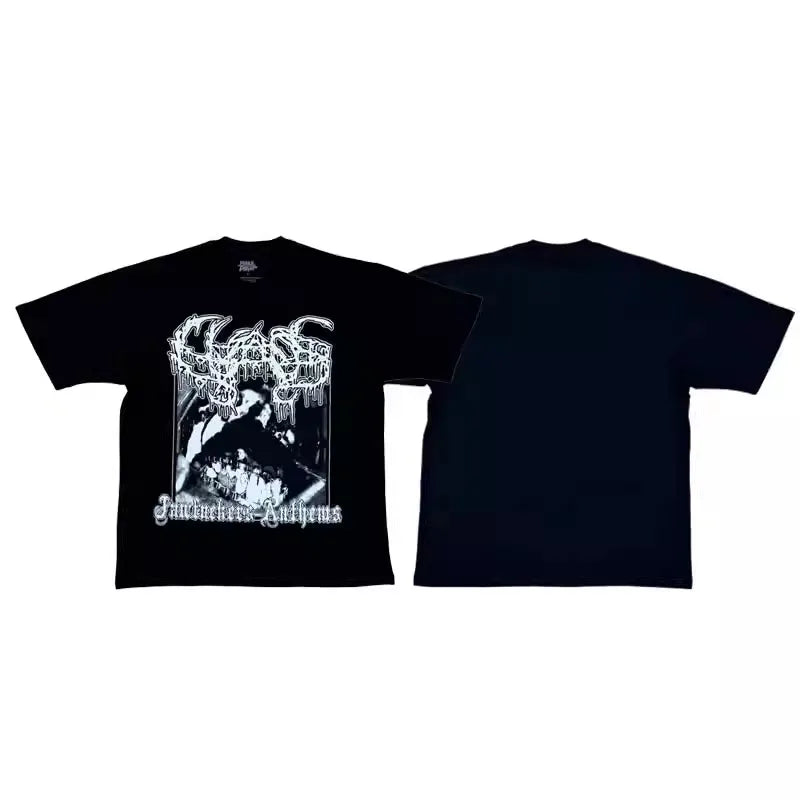 Black Morechaos Anthems Evolution Graphic Tee