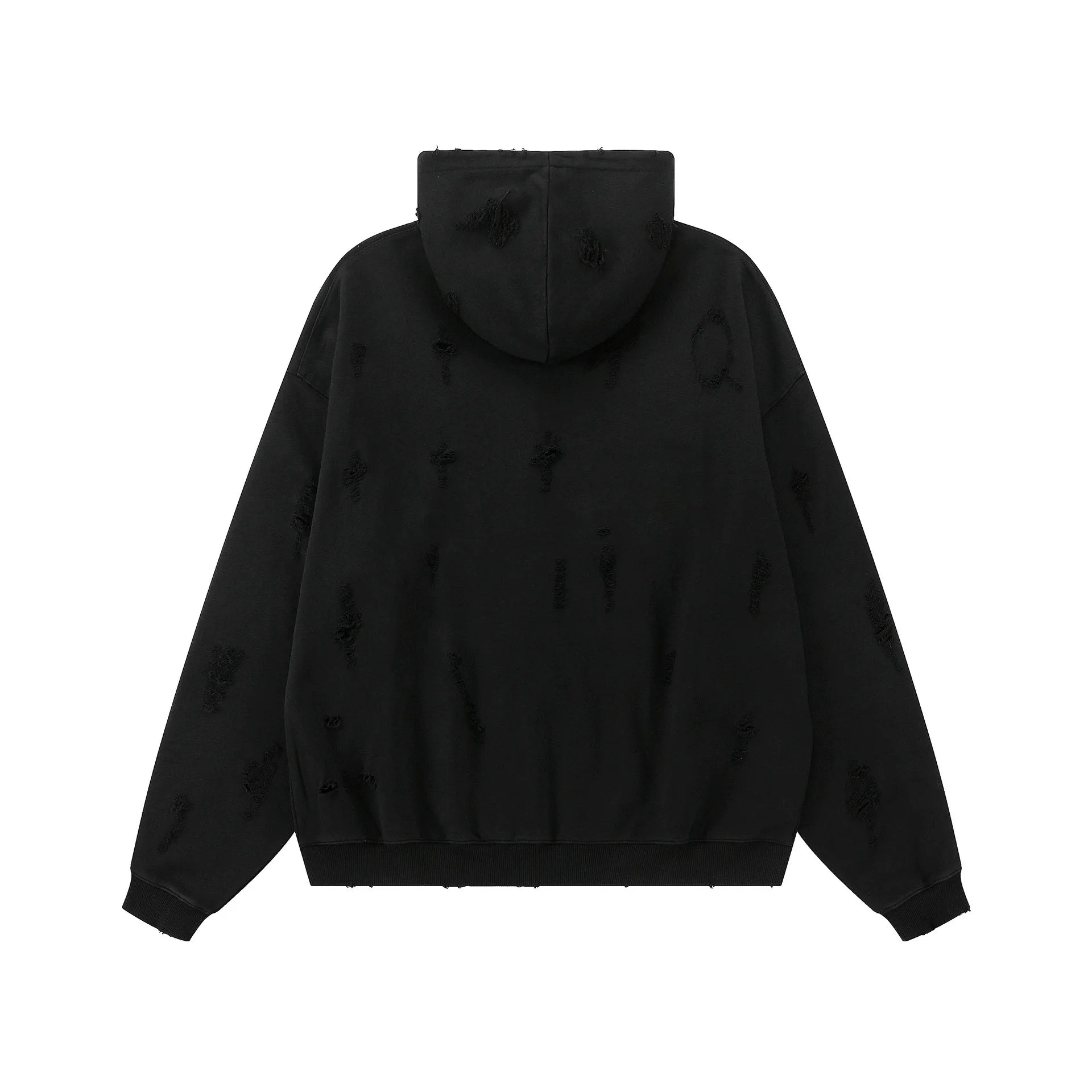 Black Wash Graphic Hoodie