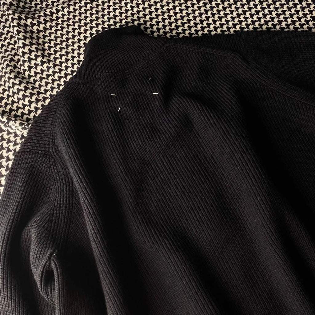 Grey Zippers Knit Cardigans Zip Cardigan