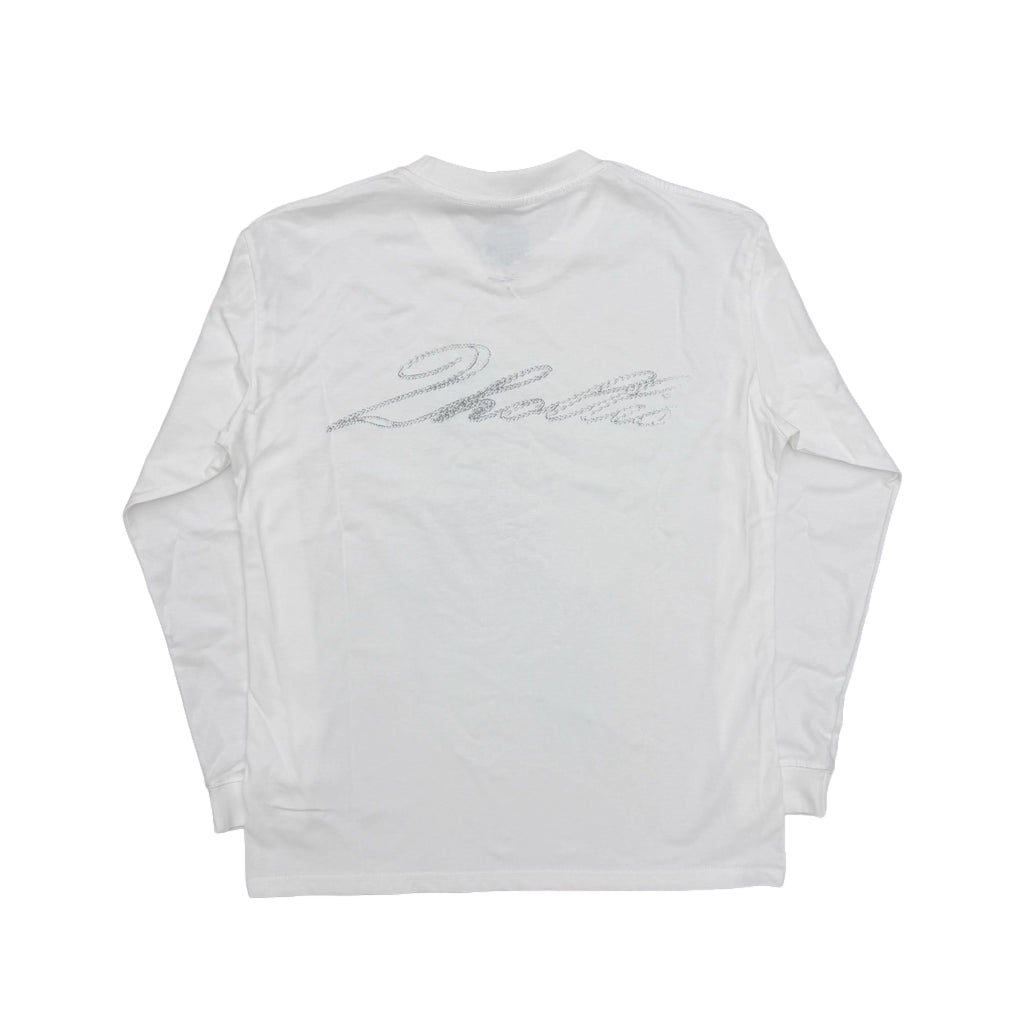 White Horse Sleeves Long-Sleeve Graphic Tee
