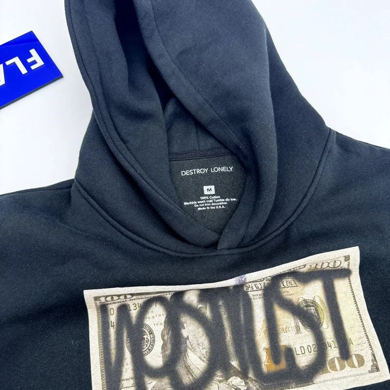 Black Dorral Bill Graphic Hoodie
