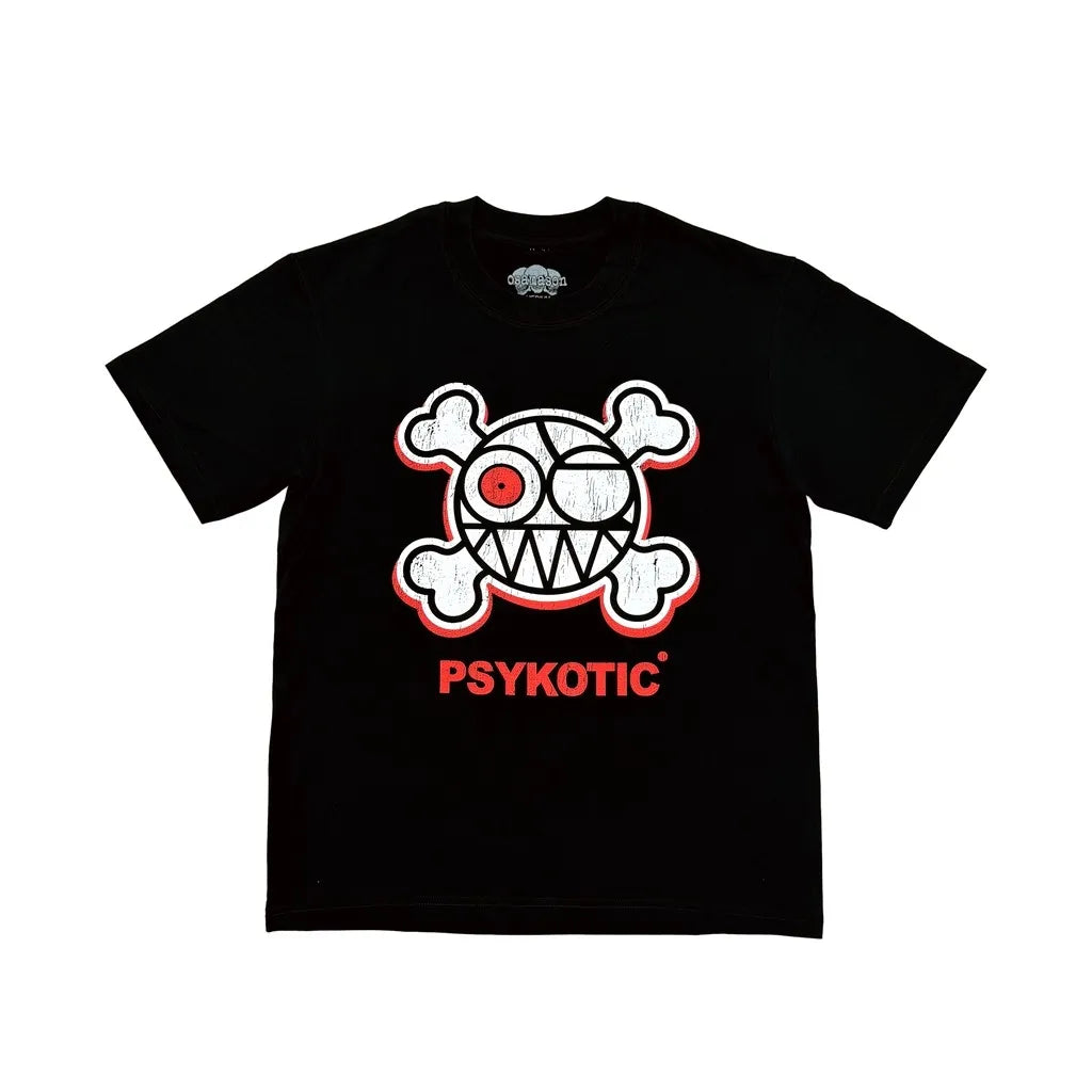Black Bone Skull Graphic Tee