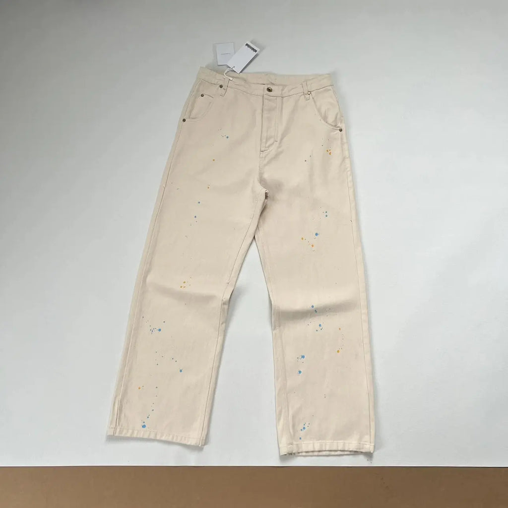 Charcoal Twisted Waist Ink Cargo Pants