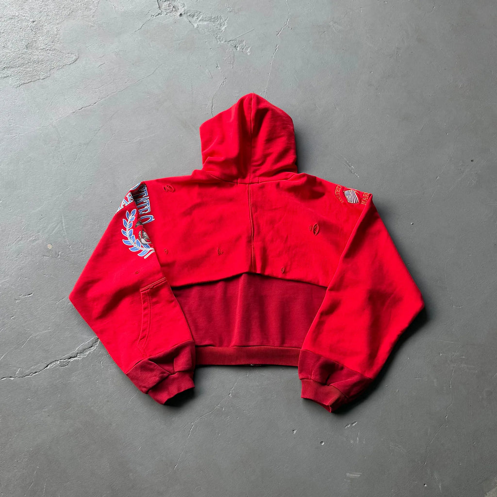 Red Marines Graphic Hoodie