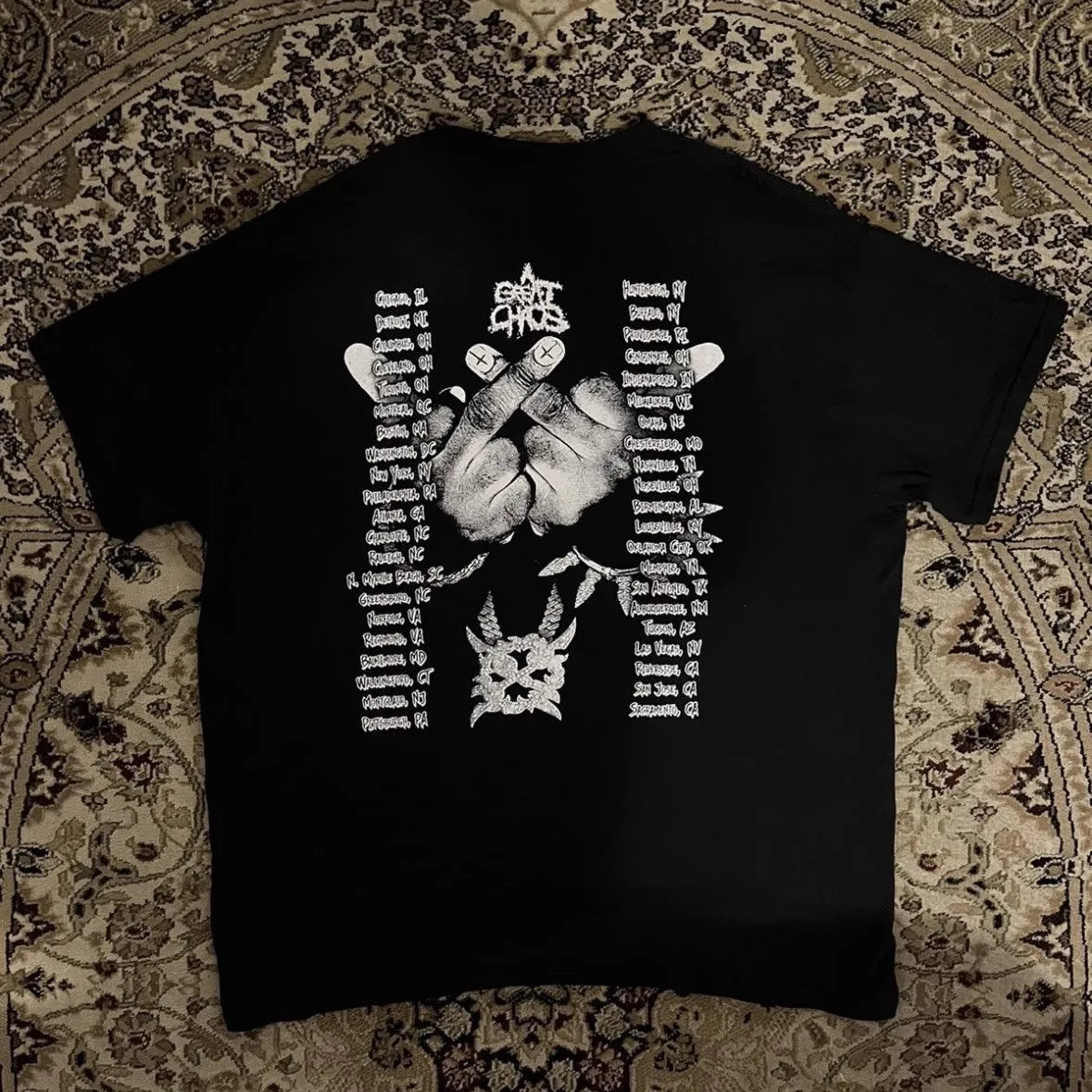 Black Statement Retro Graphic Graphic Tee