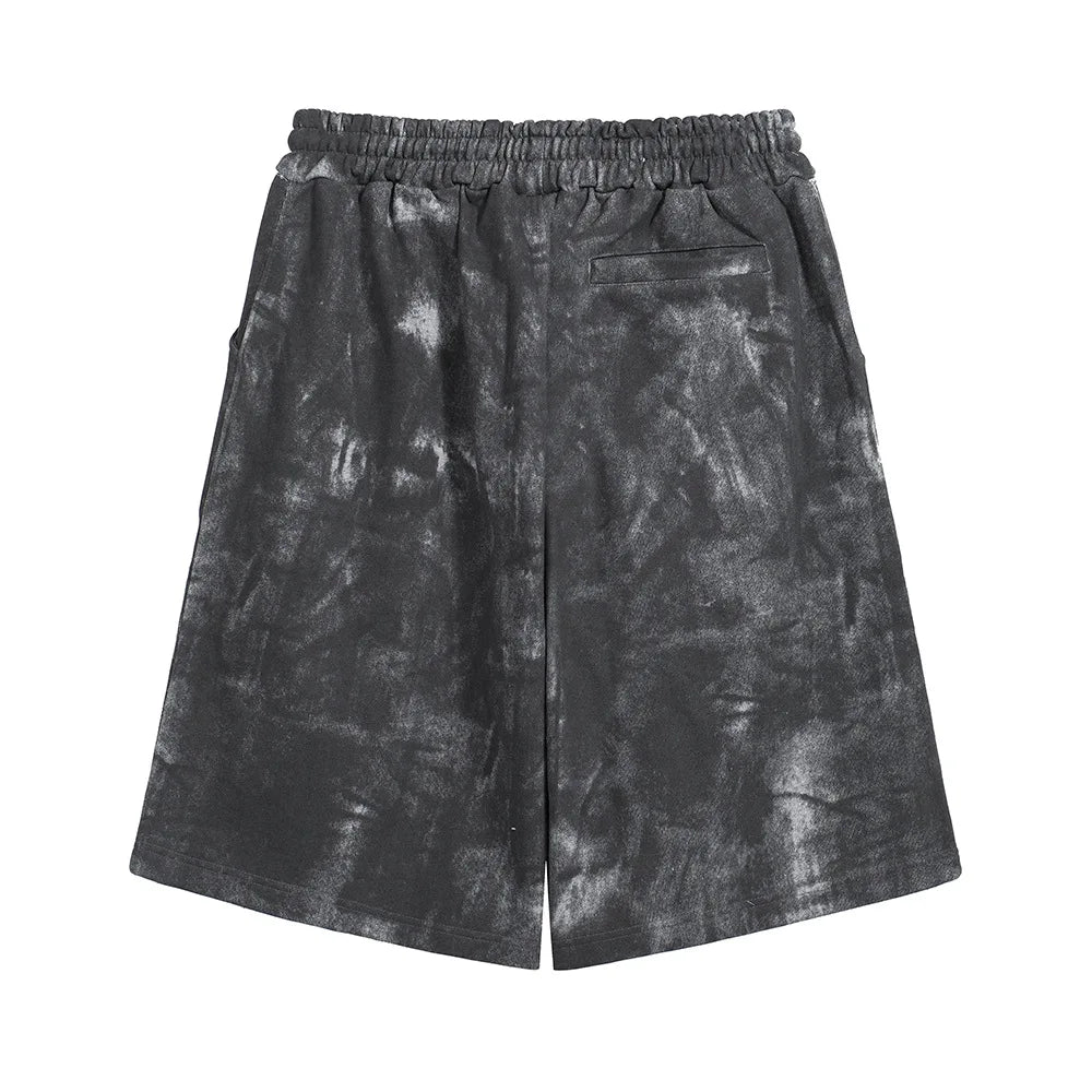 Charcoal Statement Graphic Shorts