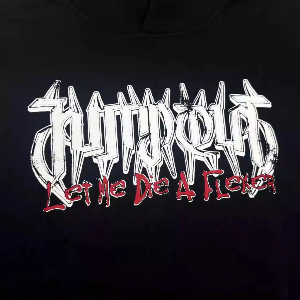 Black Jumpout Let Die Graphic Hoodie