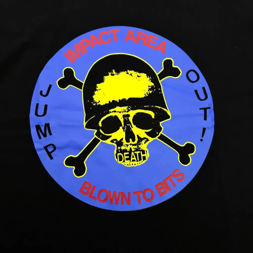 Black Skull Death Graphic Tee