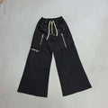 Black Straight-Leg Jeans