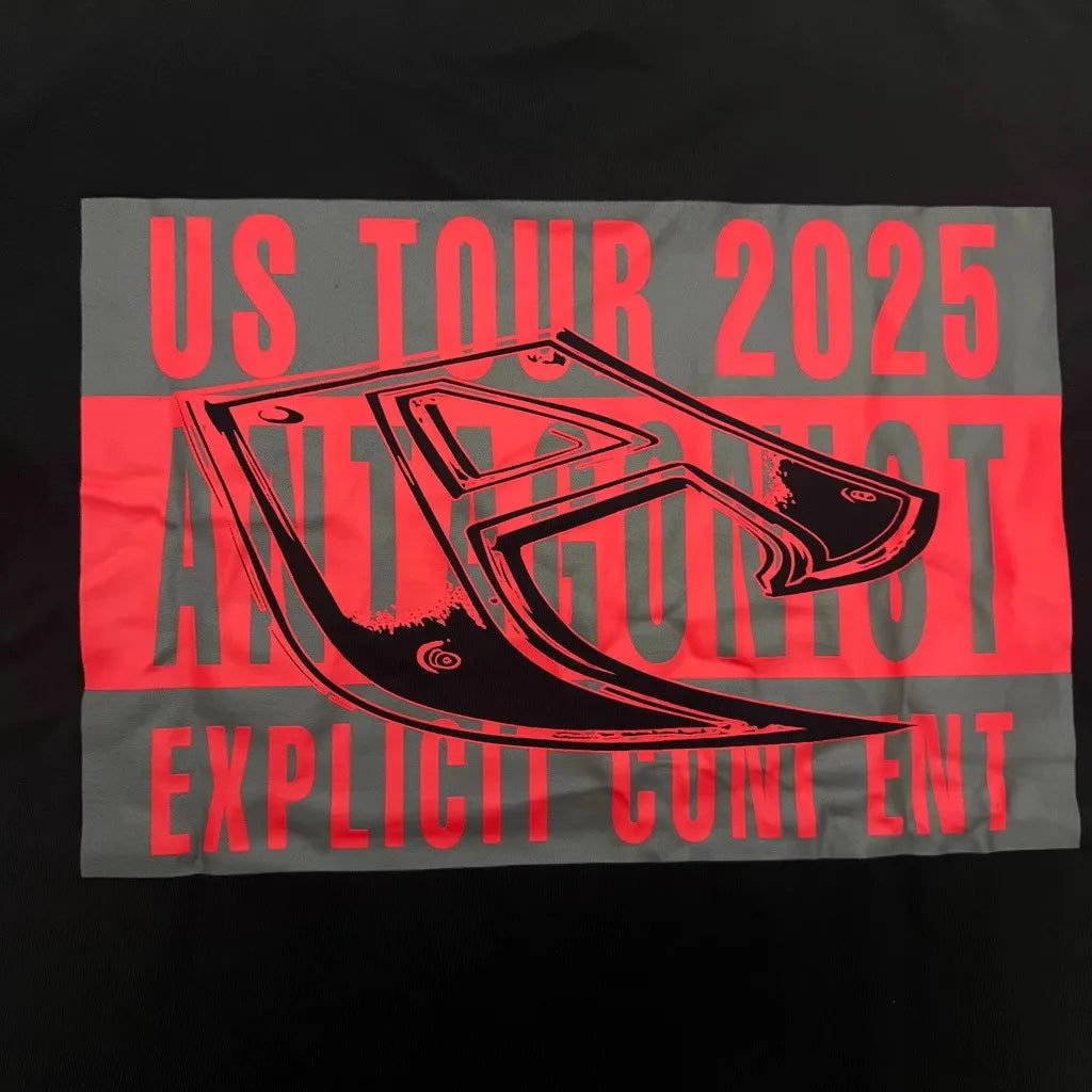 Red Bold Print Graphic Tee
