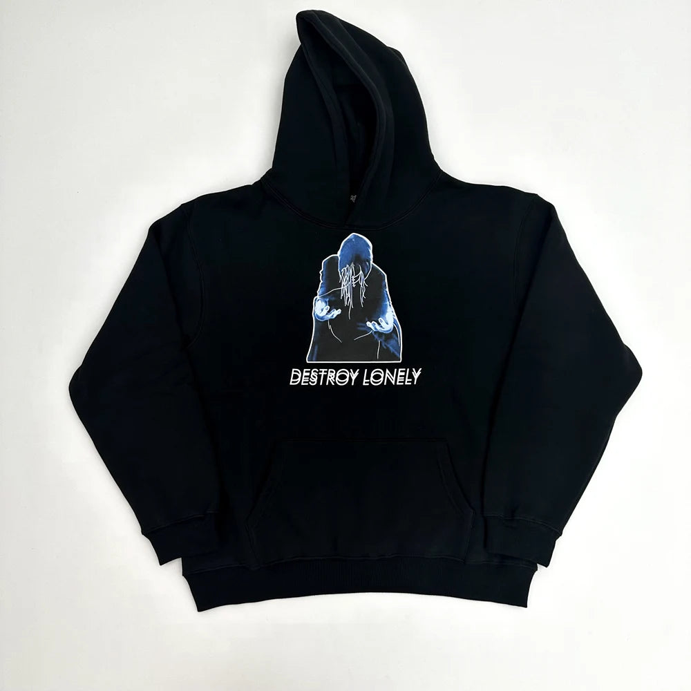 Black Skull Son Darkness Graphic Hoodie
