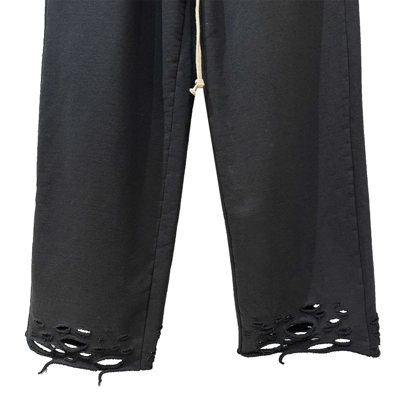 Black Tactical Bold Motif Cargo Pants