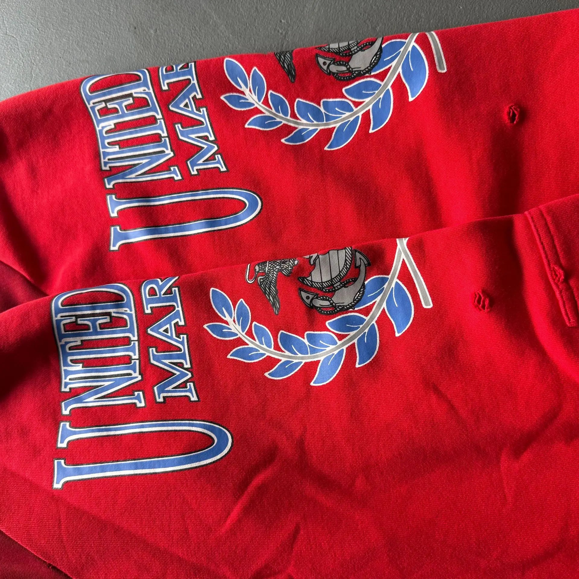 Red Marines Graphic Hoodie