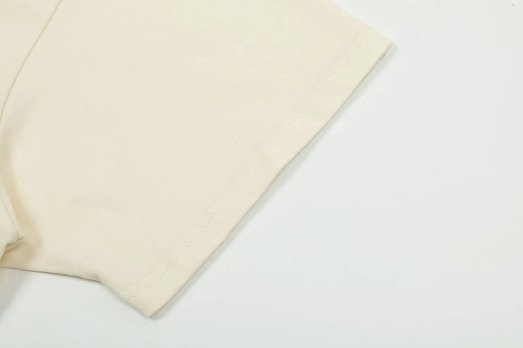 White Late Stop Graphic Tee