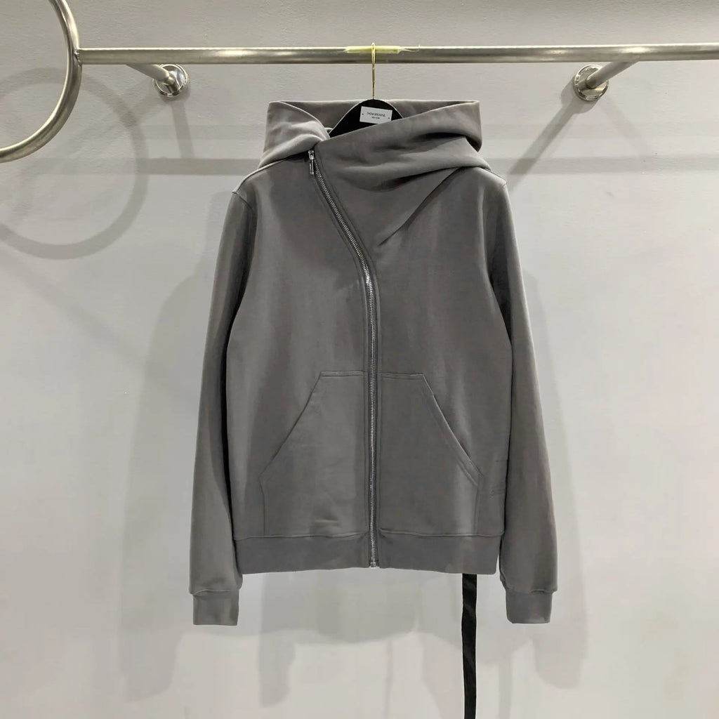 Beige Wizard Graphic Zip Hoodie