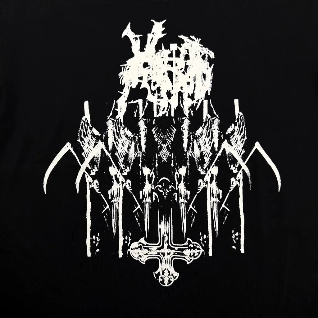 Black Statement Abstract Icon Graphic Tee
