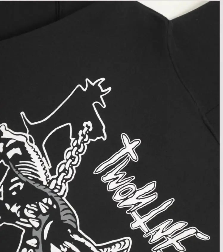 Black Twonine Recording Graphic Hoodie