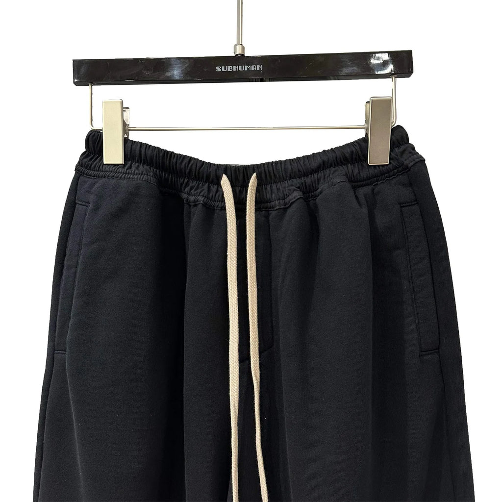 Black Tactical Bold Motif Cargo Pants