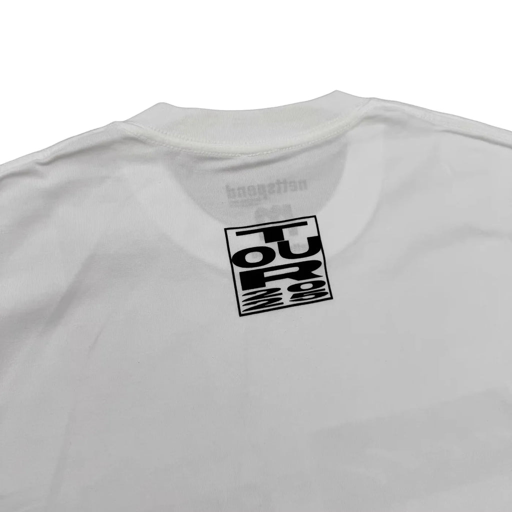 White Invert Graphic Tee
