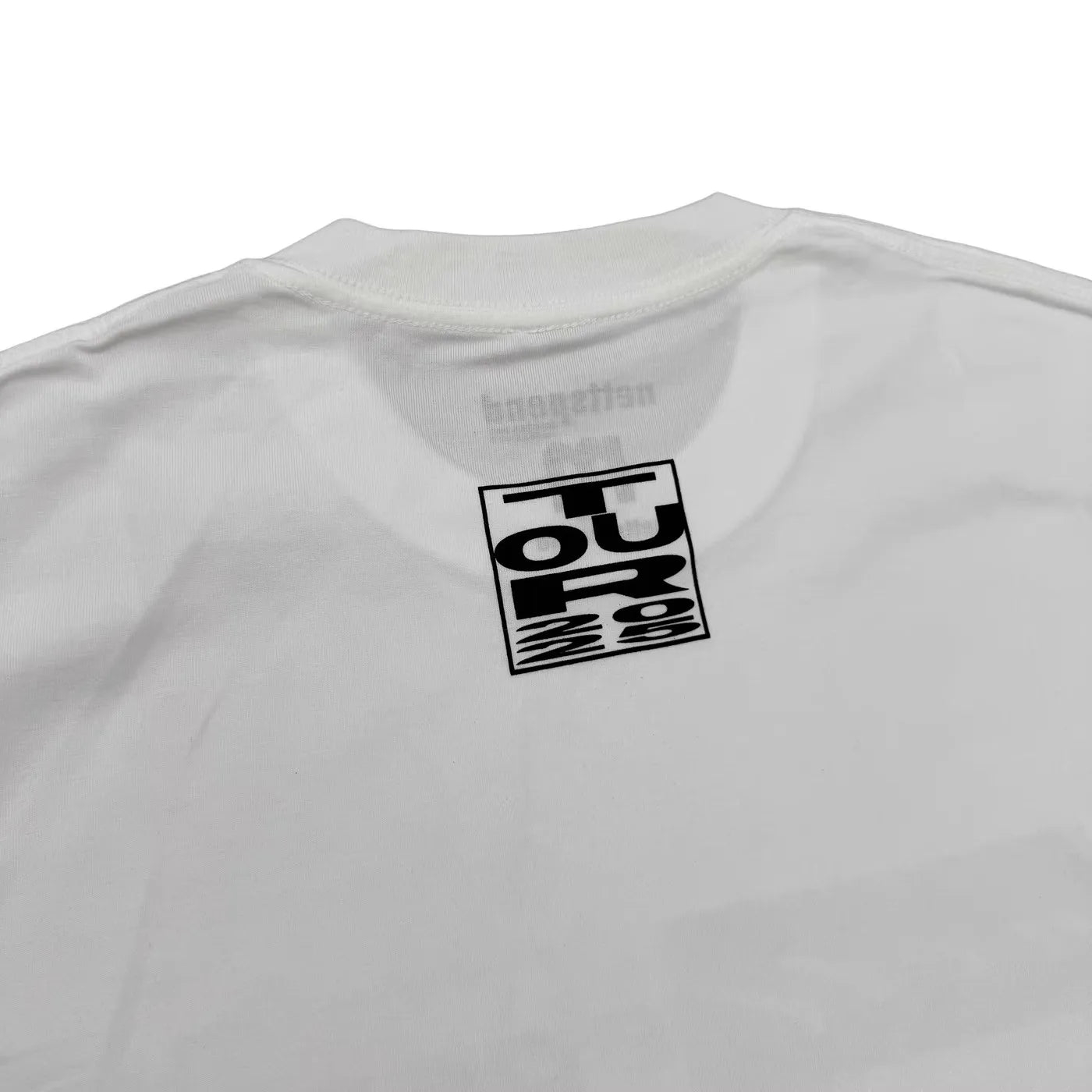 White Invert Graphic Tee