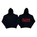 Black Complex Anonymous Graphic Hoodie