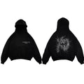 Black Statement Graphic Hoodie