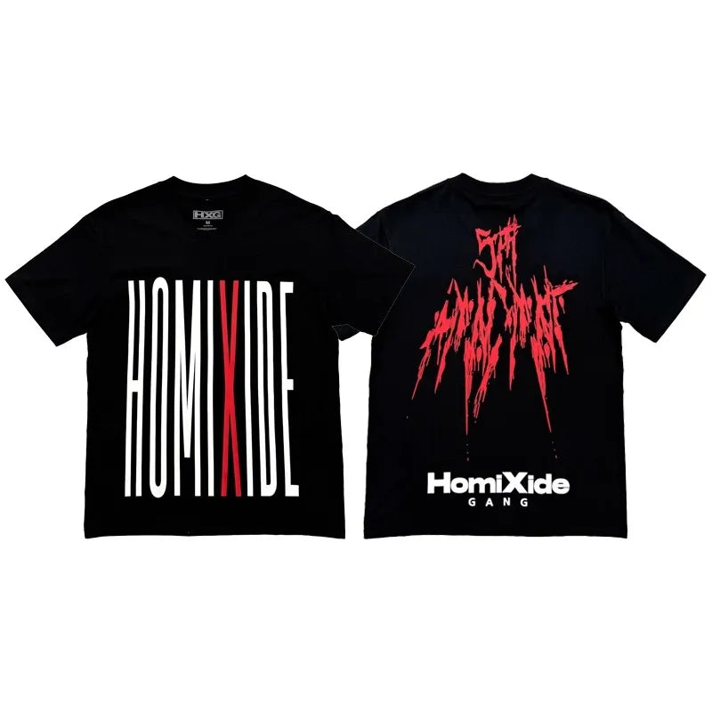 Black Homixde Gang Box Graphic Tee