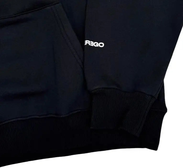 Black Alterego Pop Smile Graphic Hoodie