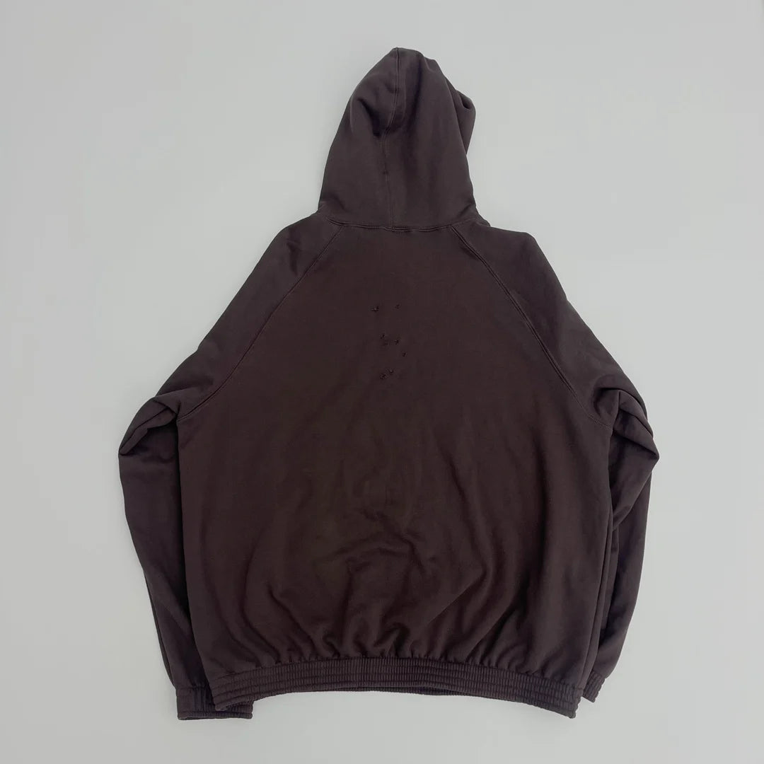 Black Skull Bold Print Graphic Hoodie