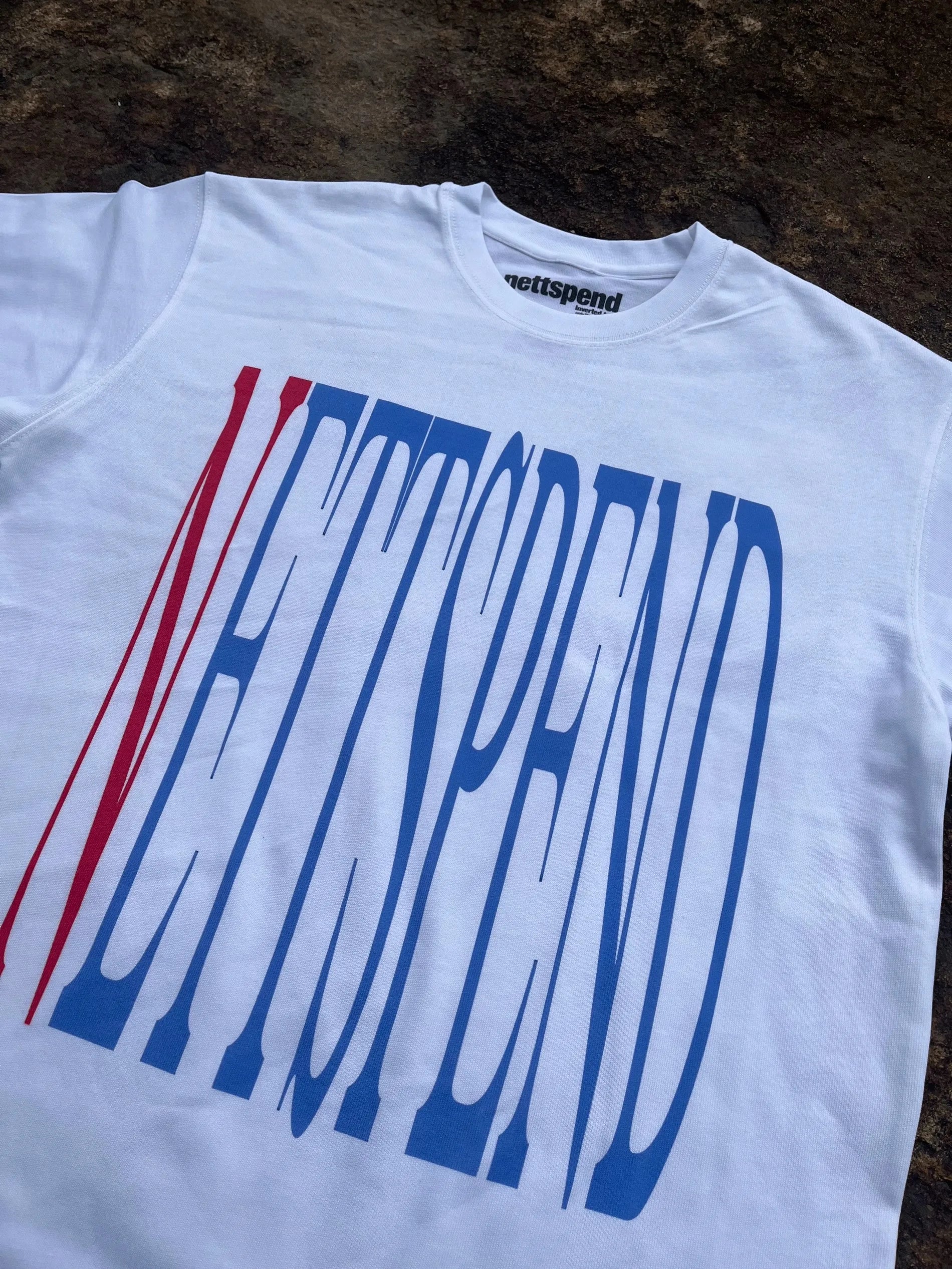 White Invert Pop Graphic Tee