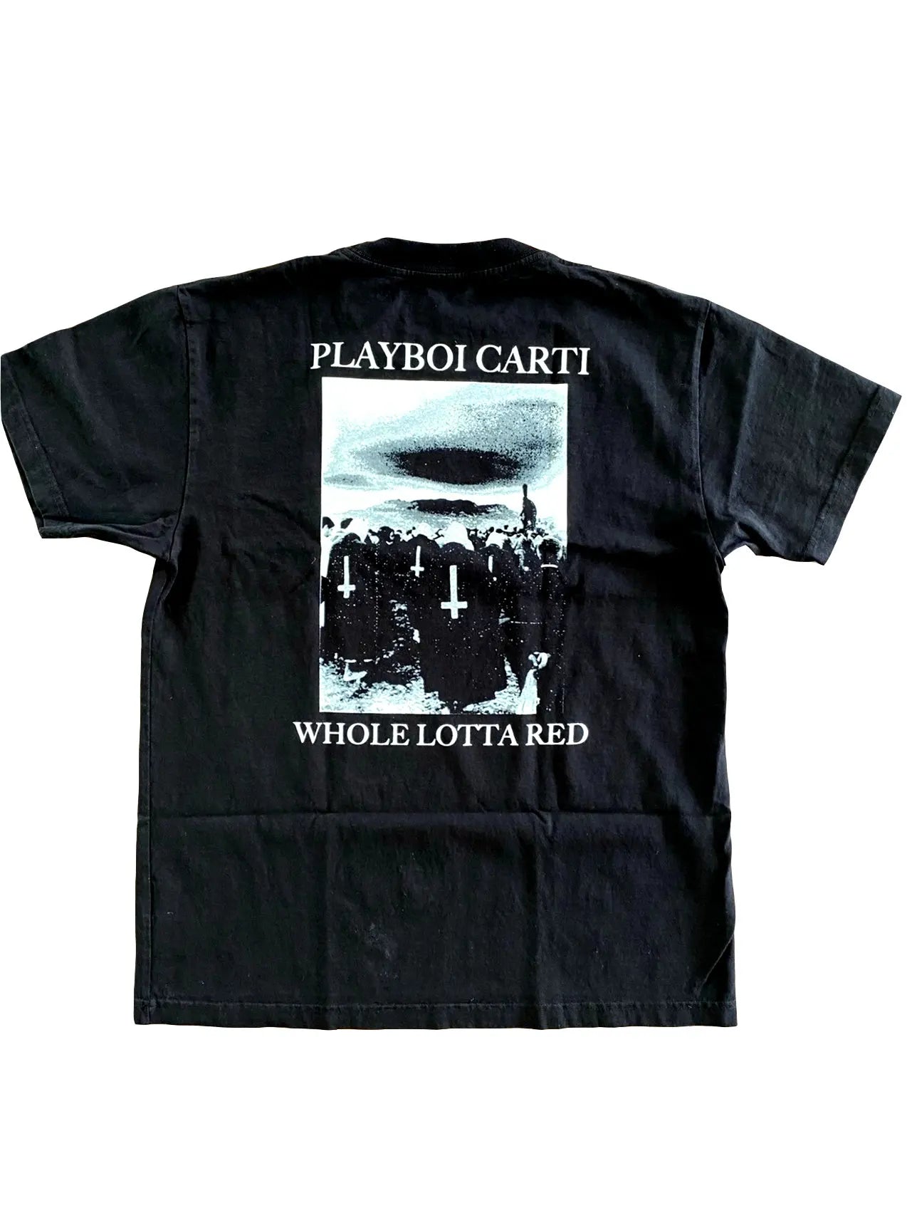 Black Distressed Graphic Tee