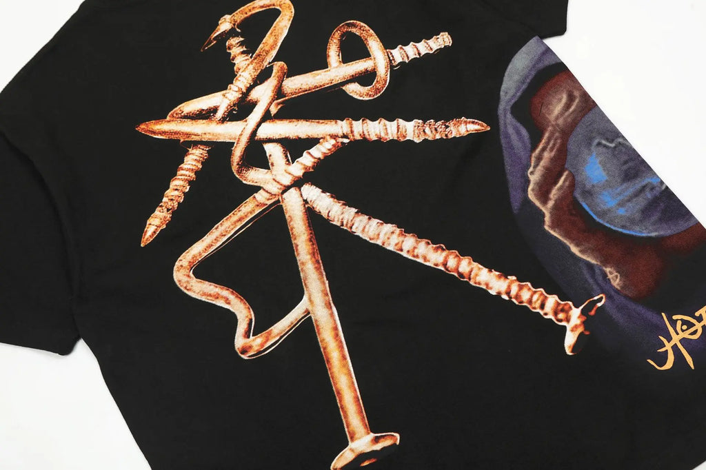 Black Twisted Nails Graphic Tee