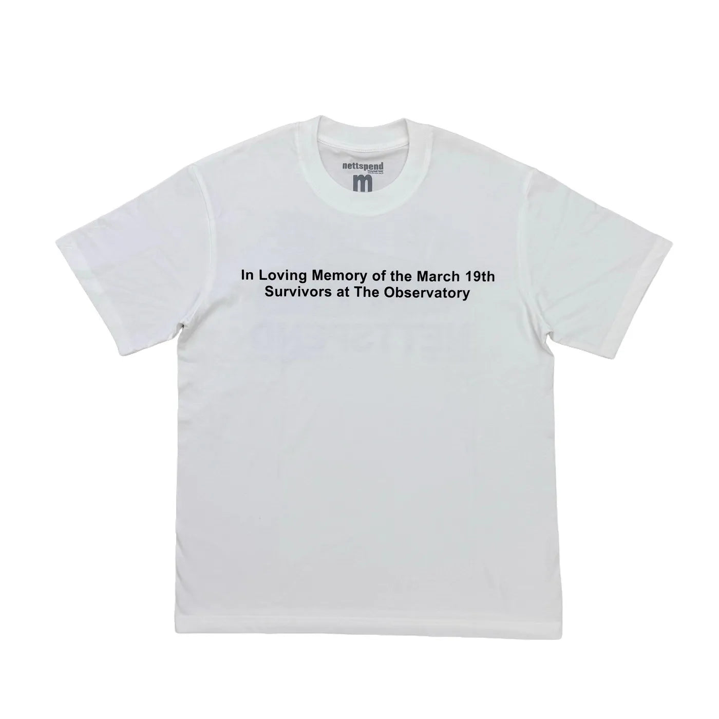White Invert Observatory Graphic Tee