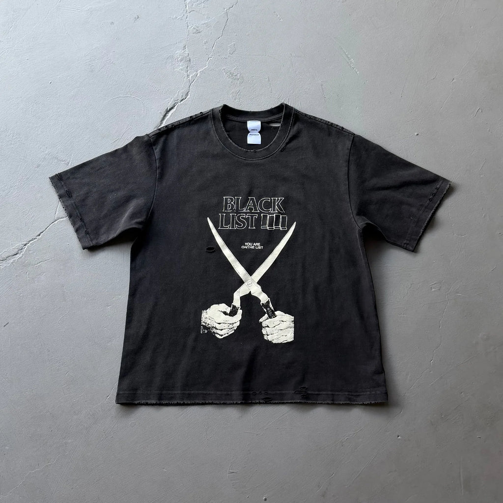 Black Scissors Graphic Tee