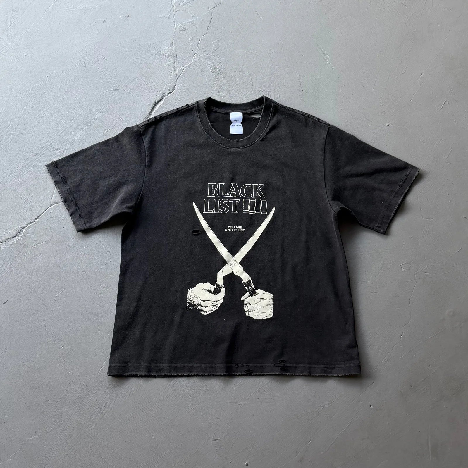 Black Scissors Graphic Tee