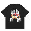 Black Statement Retro Emblem Graphic Tee