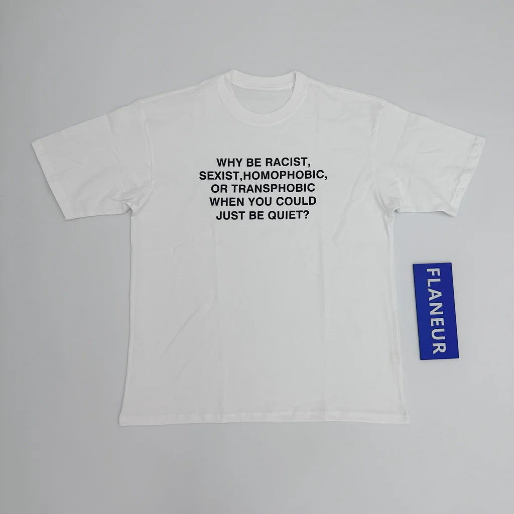 Beige Racist Graphic Tee