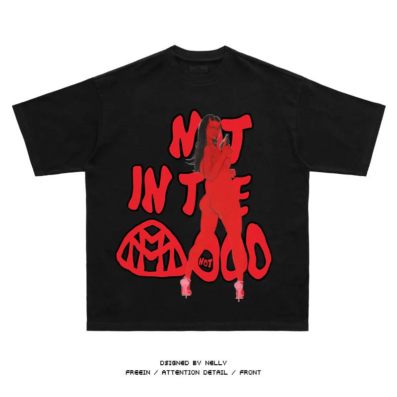 Black Born Pain Mood Graphic Tee