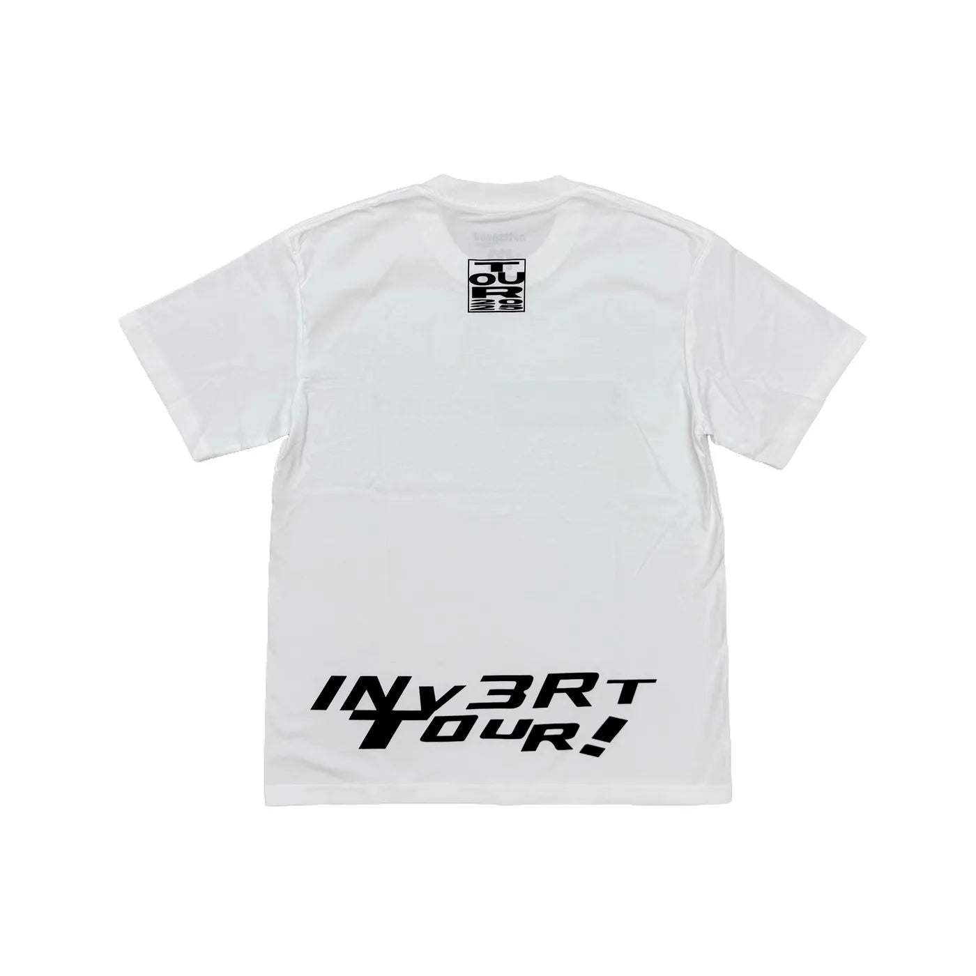 White Invert Graphic Tee