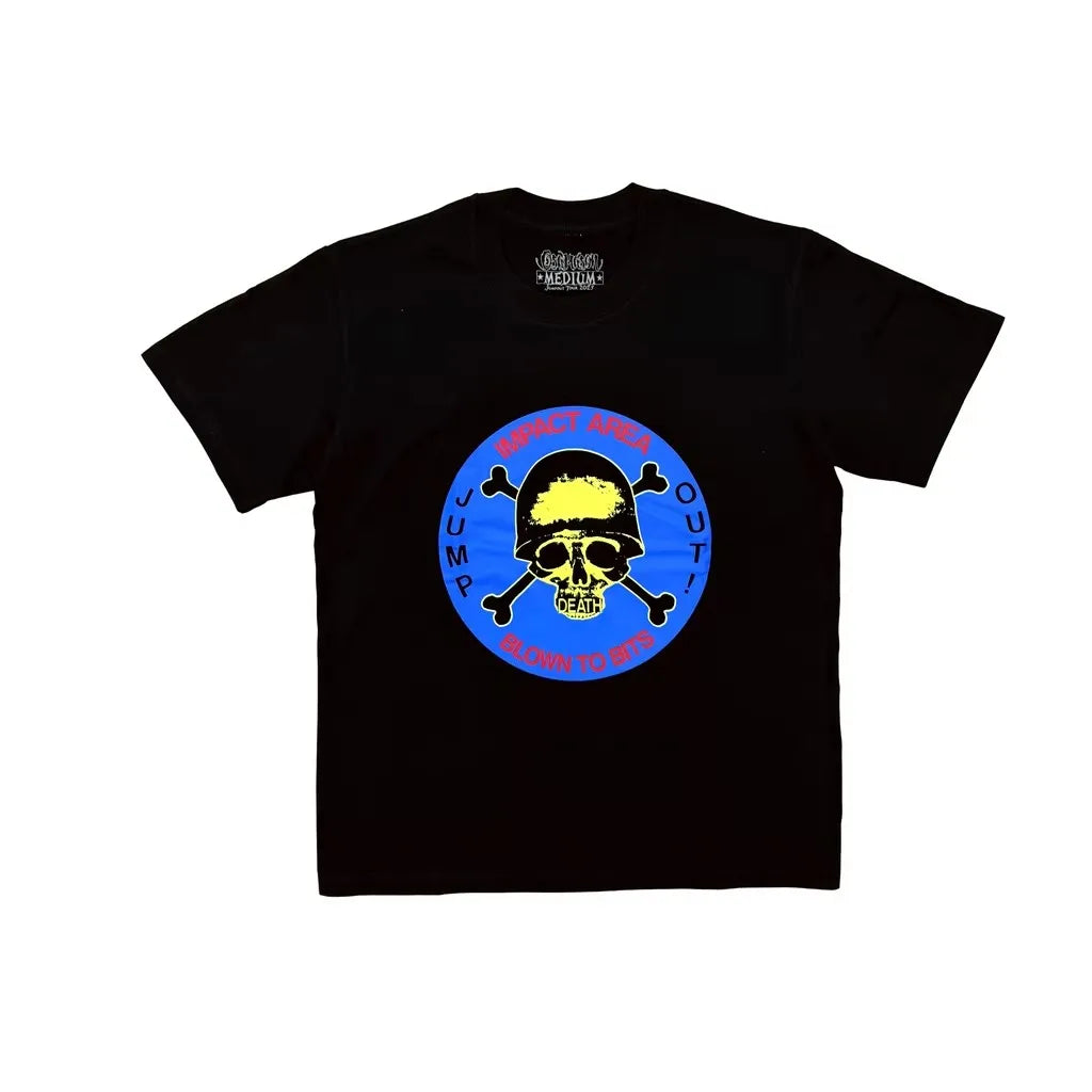 Black Skull Death Graphic Tee
