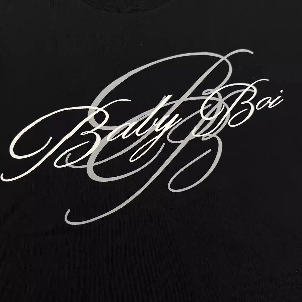 Black Baby Boi Davidenth Graphic Tee