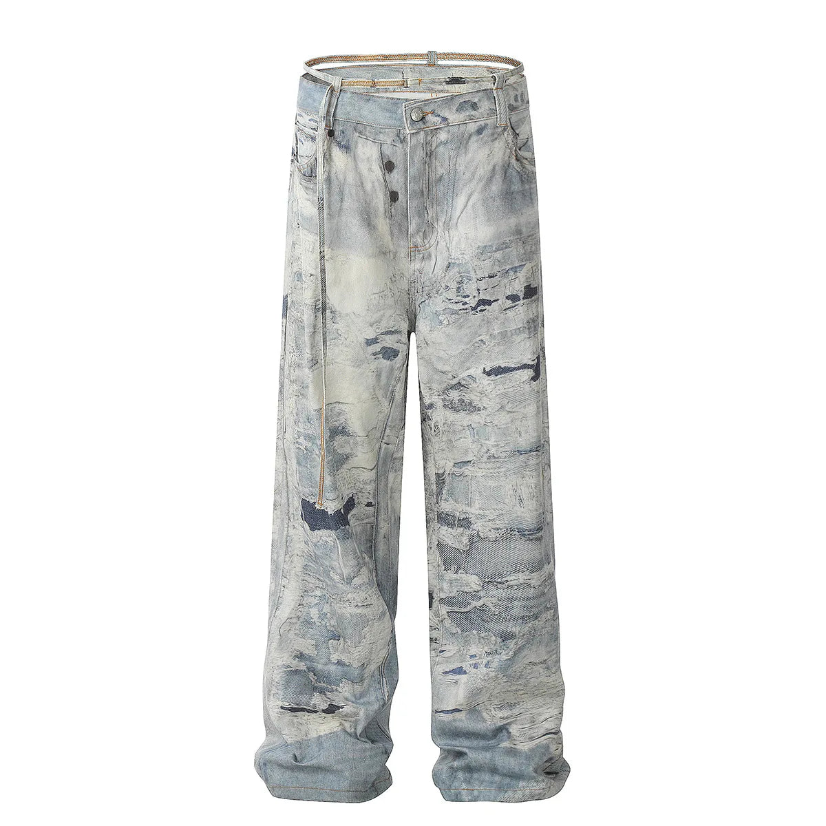 Beige Ink Anniversary Straight-Leg Jeans