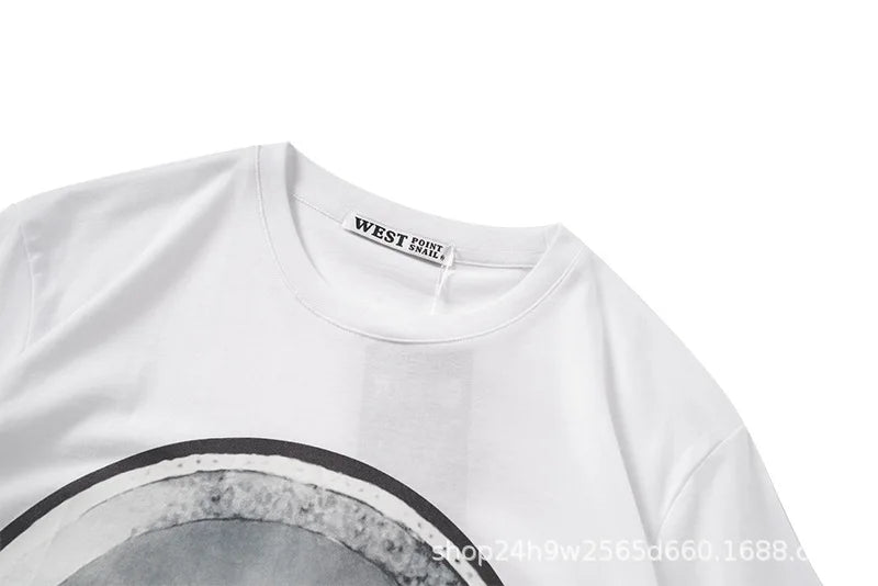 Black Virgin Mary Cross Graphic Tee