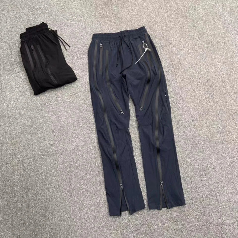 Black Nylon Multi Outdoor Cargo Pants