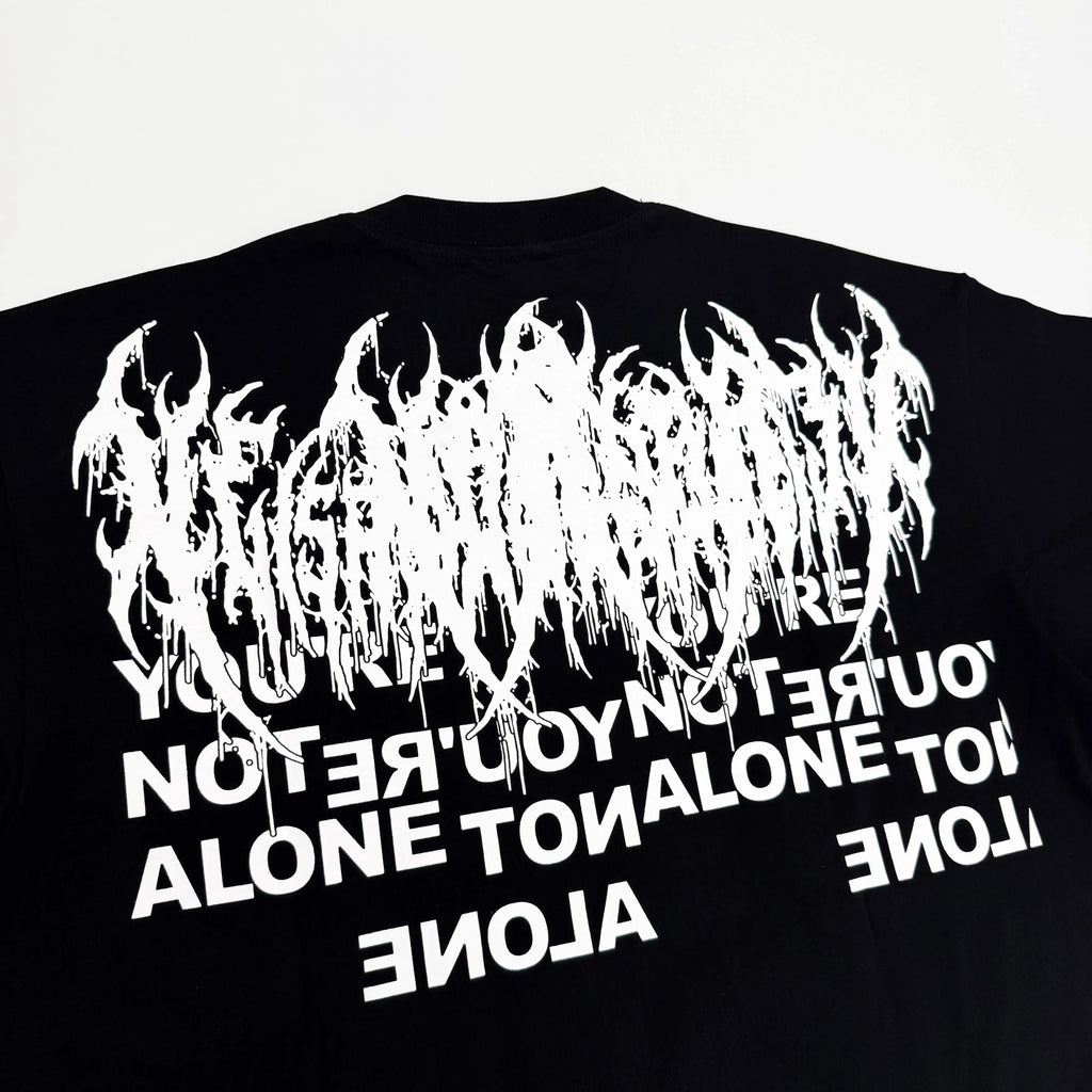 Black Statement Abstract Graphic Graphic Tee