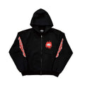 Black Pyskotic Born Graphic Zip Hoodie
