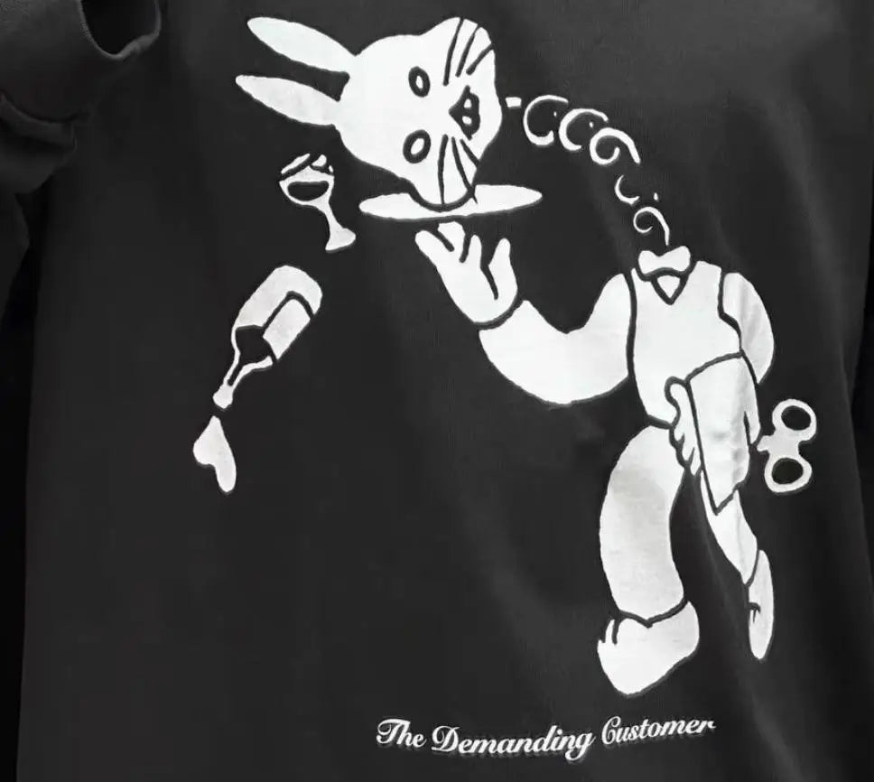 Black Legacy Spring Rabbit Graphic Tee