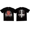 Black Statement Abstract Lettering Graphic Tee