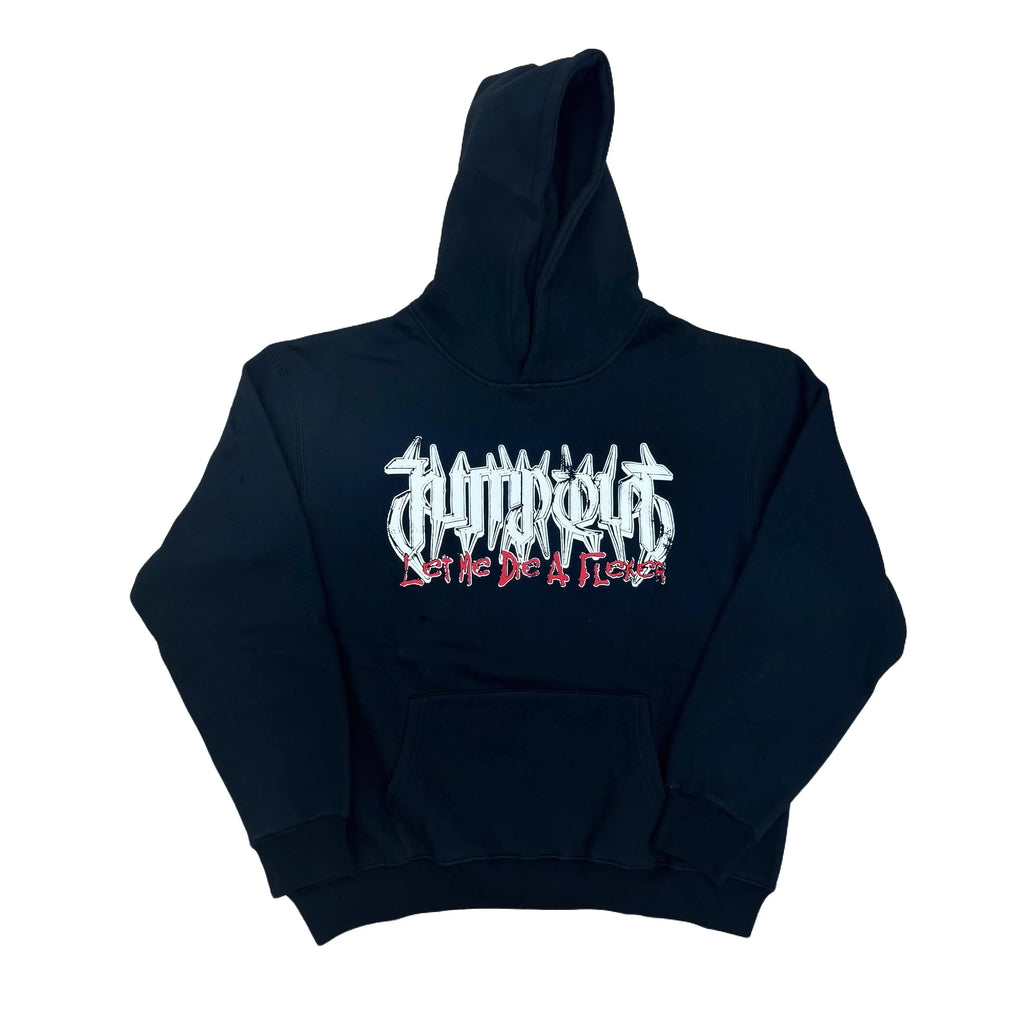 Black Jumpout Let Die Graphic Hoodie